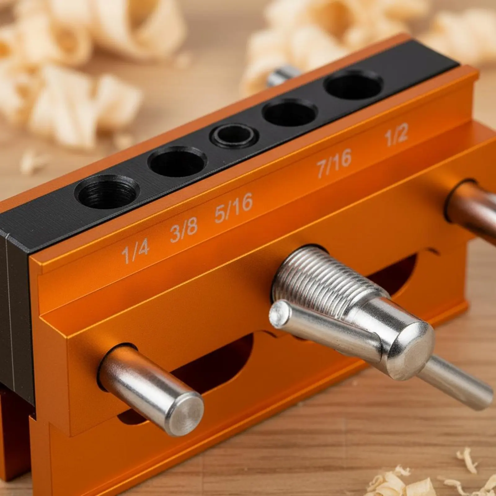 Wood Dowel Drilling Jig Centering Positioning Dowel Jig Hole Drilling Guide Easy to Use Woodworking Tool for DIYers, Home Repair
