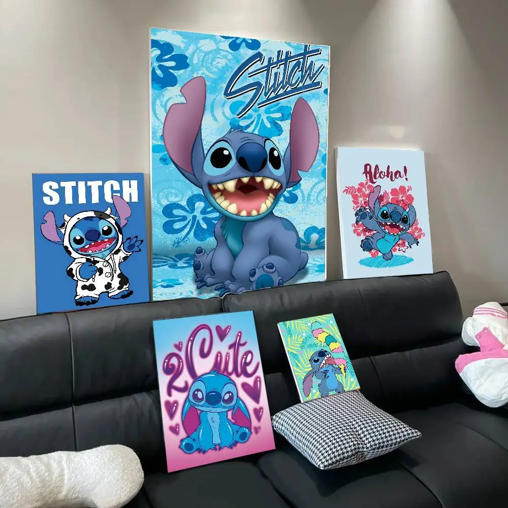 Cute S-Stitchs Classic Movie Posters HD Quality Poster Wall Art Painting Study Nordic Home Decor
