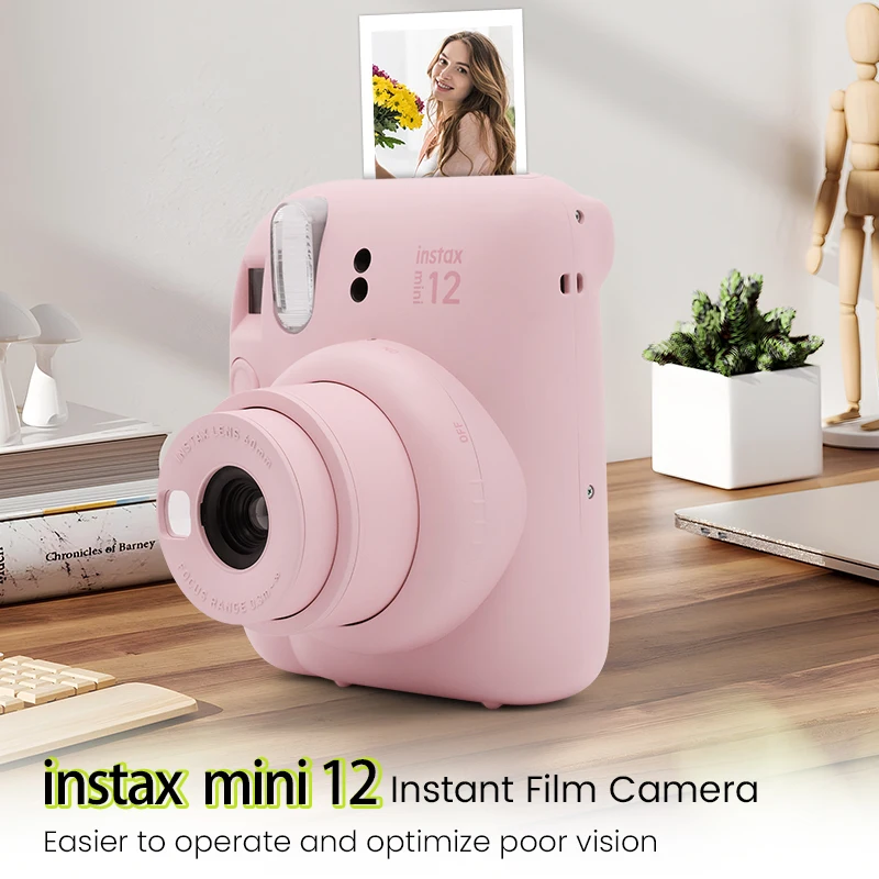 FUJIFILM Instax Mini 12 Instant Film Camera Kinderen Kerstcadeau Mode Stijl Datum Nieuwjaar Cadeau Leuke Camera 10-film