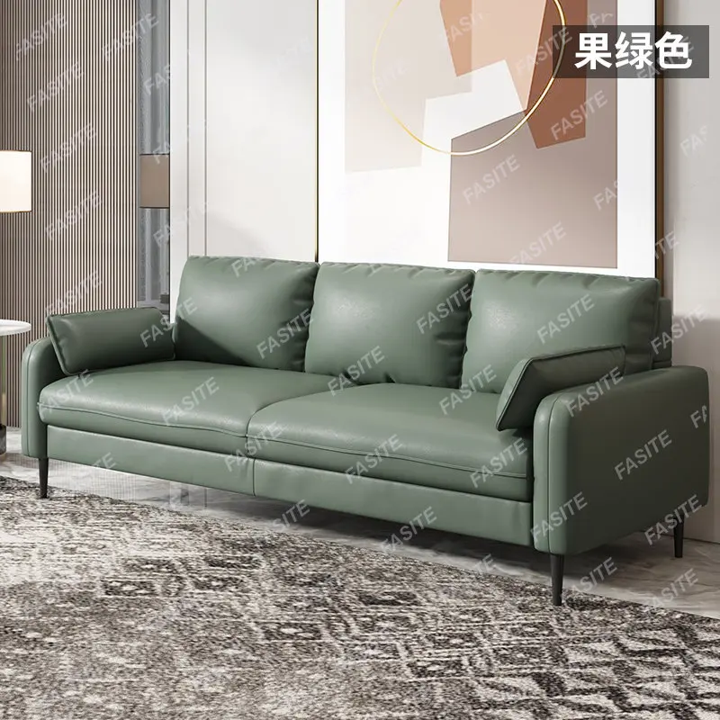 Sofa chroniąca przed zarysowaniami Relax 3-osobowa brązowa klasyczna sofa fotel salon europejski Design Divano meble do salonu TY100YH