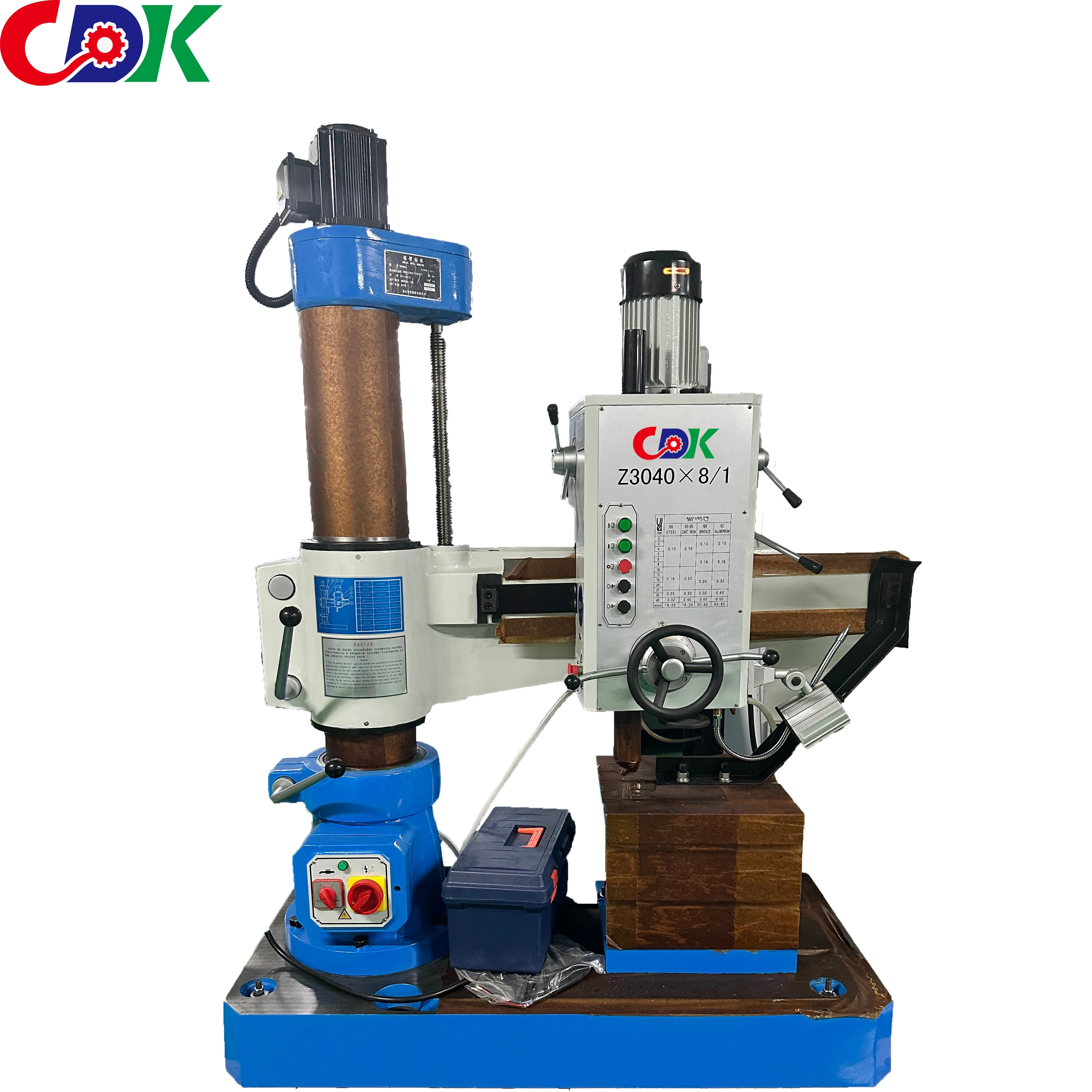 Heavy Duty Z3040 X 8/1 Radial Drilling Machine Vertical Drill Press 40mm 1.5kw Radial Drilling Machine