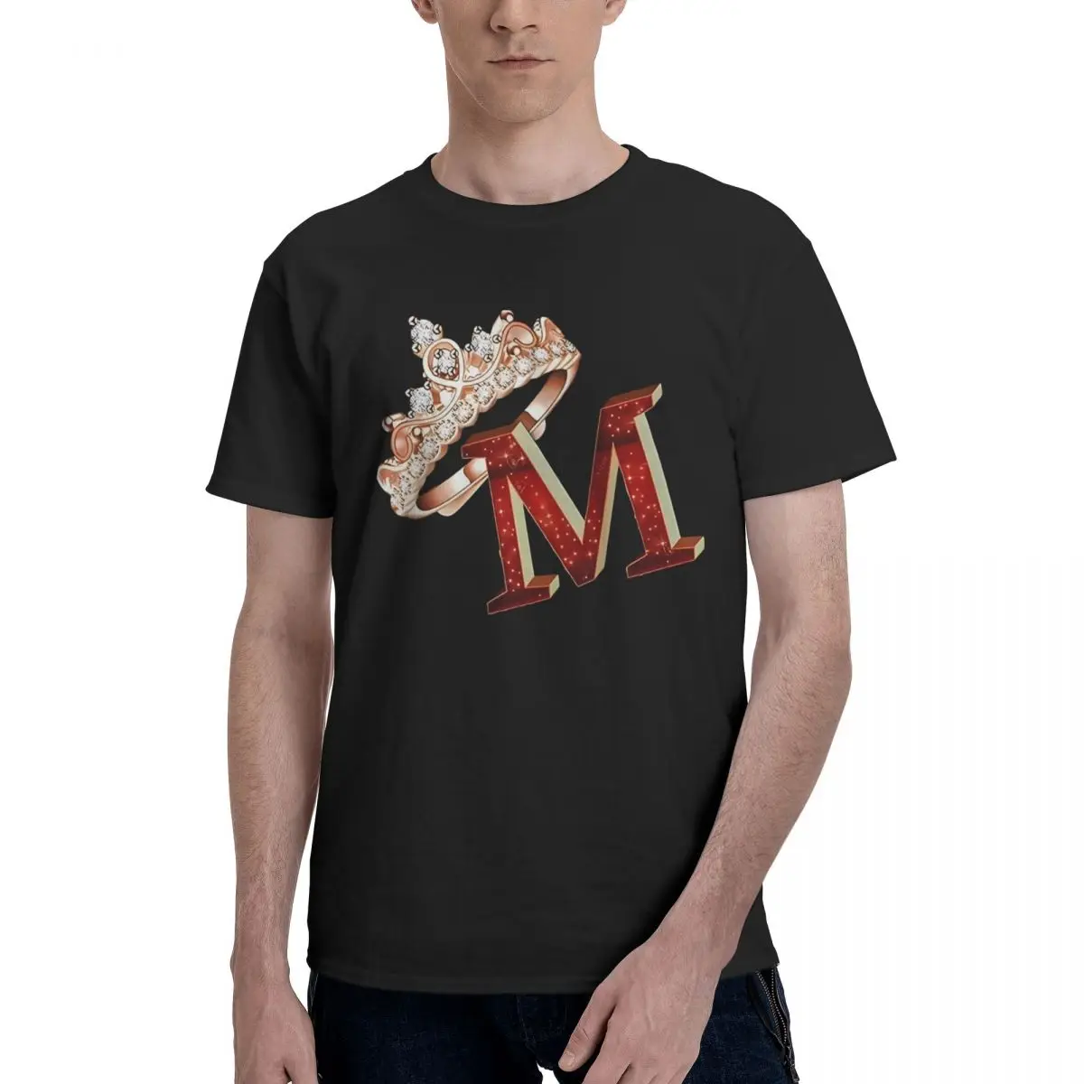 Crown & Monogram Elegance Motion Championship Vintage T-shirts High quality Travel USA Size