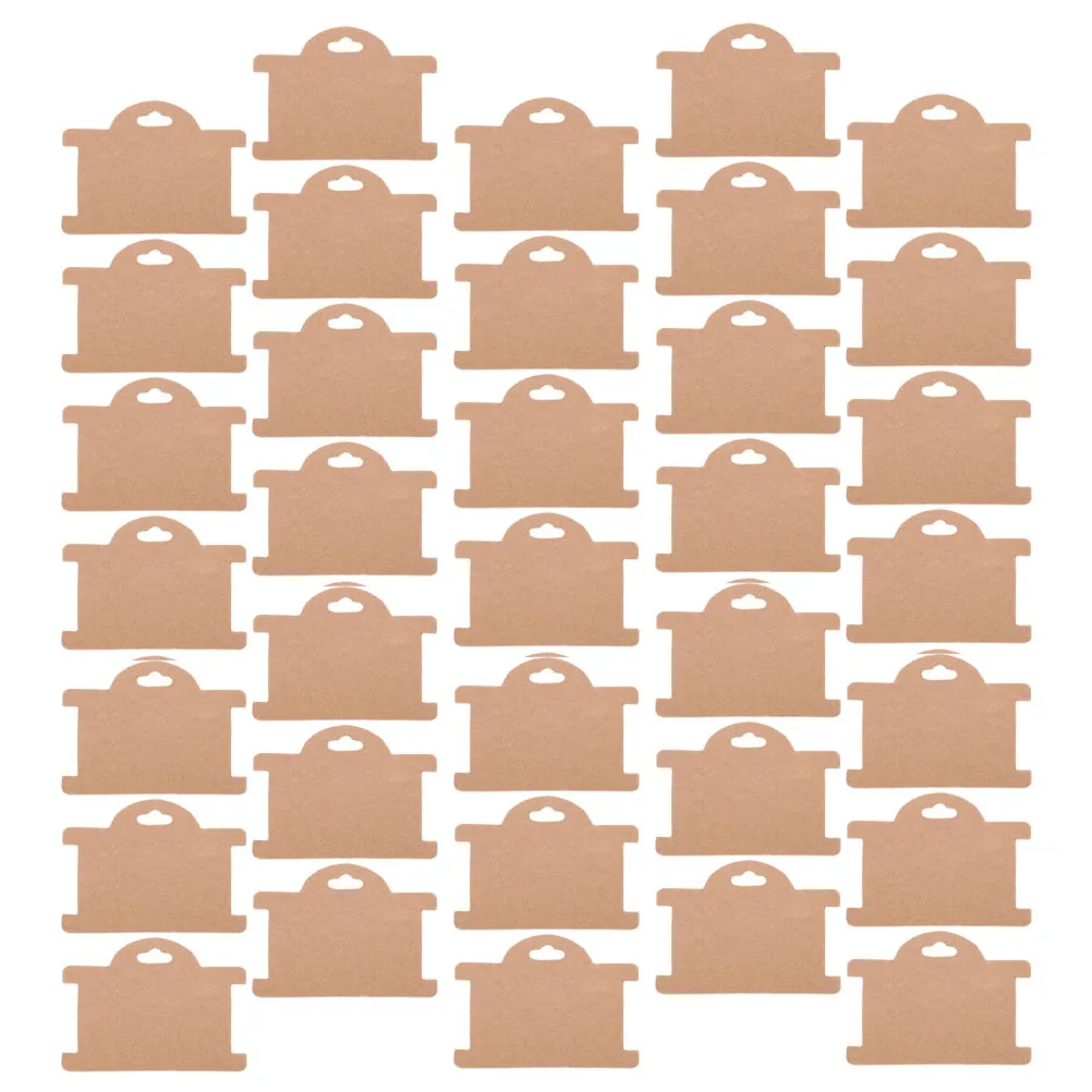 50 قطعة بطاقات عرض الأساور بطاقات تغليف المجوهرات تصميم مدمج سهل الاستخدام عرض إكسسوارات المجوهرات #6