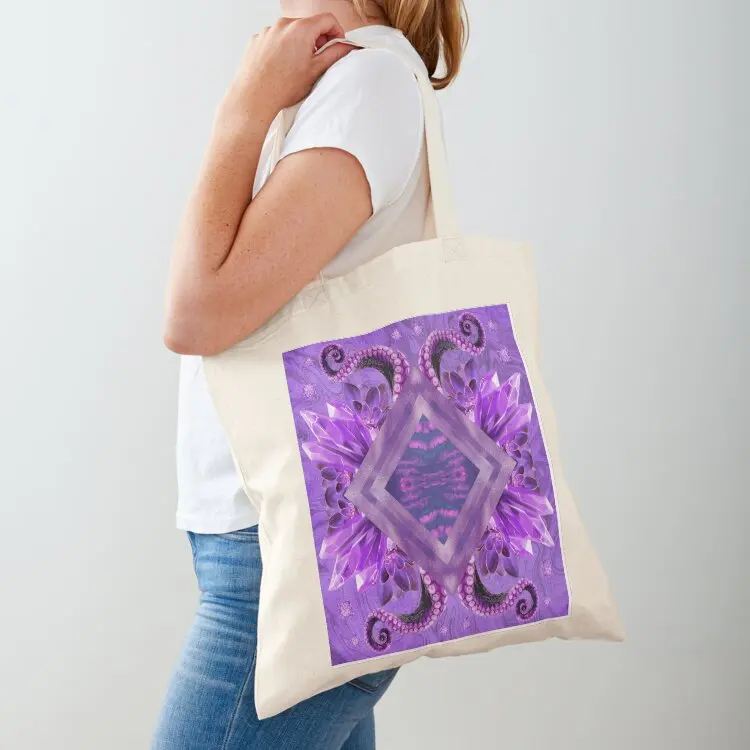 RAINBOW CONNECTION (Series 2) - PURPLE Tote Bag tote bag men cute tote bag woman shopping