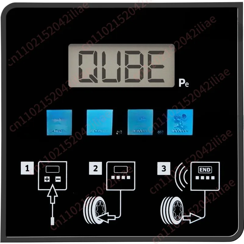 Wall-mounted automatic inflator High flow (0~ 10bar) QUBE7, high flow and high speed air pump