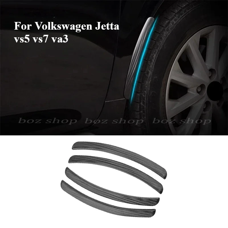 For Volkswagen Jetta vs5 vs7 va3 Automotive Wheel Eyebrow Anti-scratch Fender Anti-collision Rubber Strip Modified Accessories