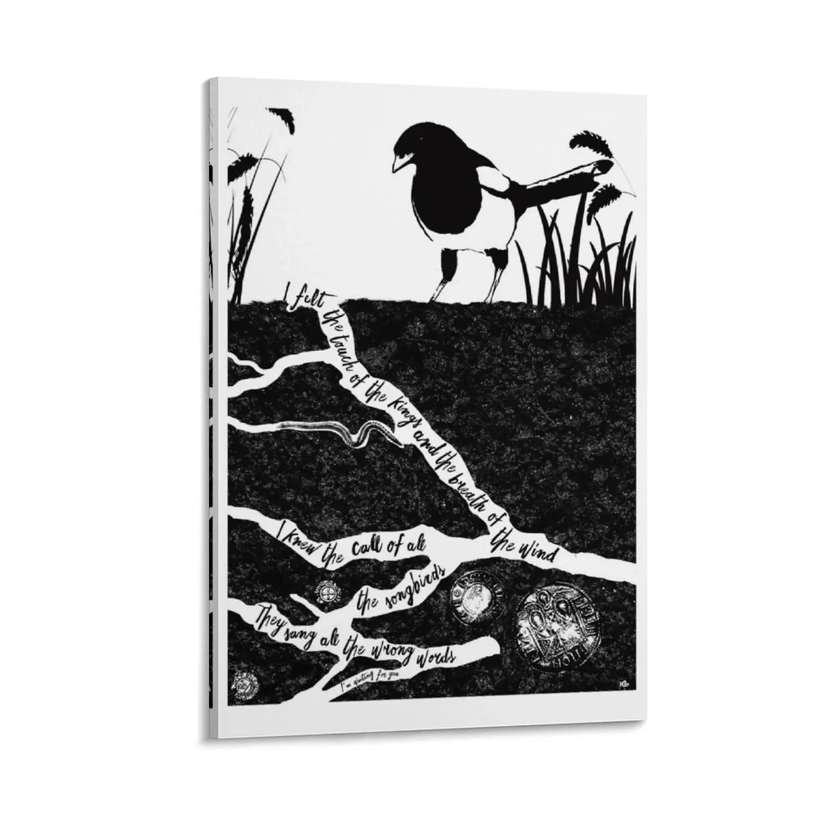 

Detectorists Johnny Flynn Lyrics Print Canvas Painting japanese room decor Home decoration poster aesthetic