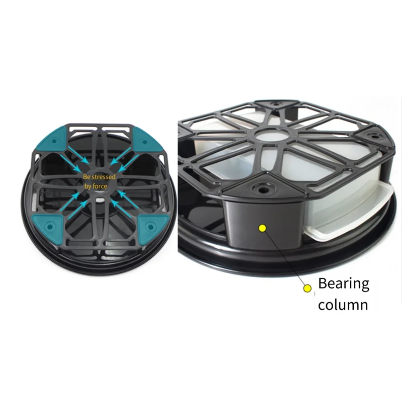 

Plant With Water Container Plant Stand On Wheels Round Planter Plant Tray Flower Pot Mover With Caster Wheels