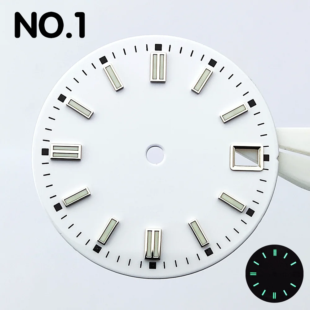 

Циферблат NH35, 28,5 мм, с вертикальной шкалой, глянцевый, для механизмов NH35/NH36, запчасти и аксессуары для часов, поддержка индивидуального логотипа