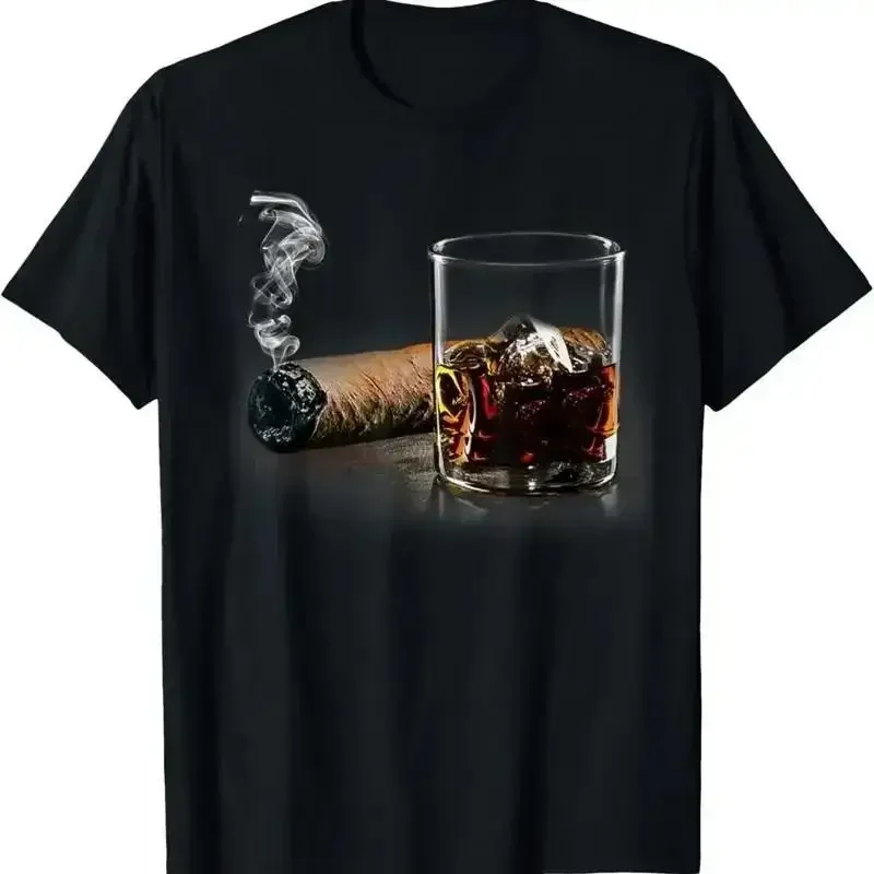 Cigar and Bourbon Great for Lounge Lovers T Shirt
