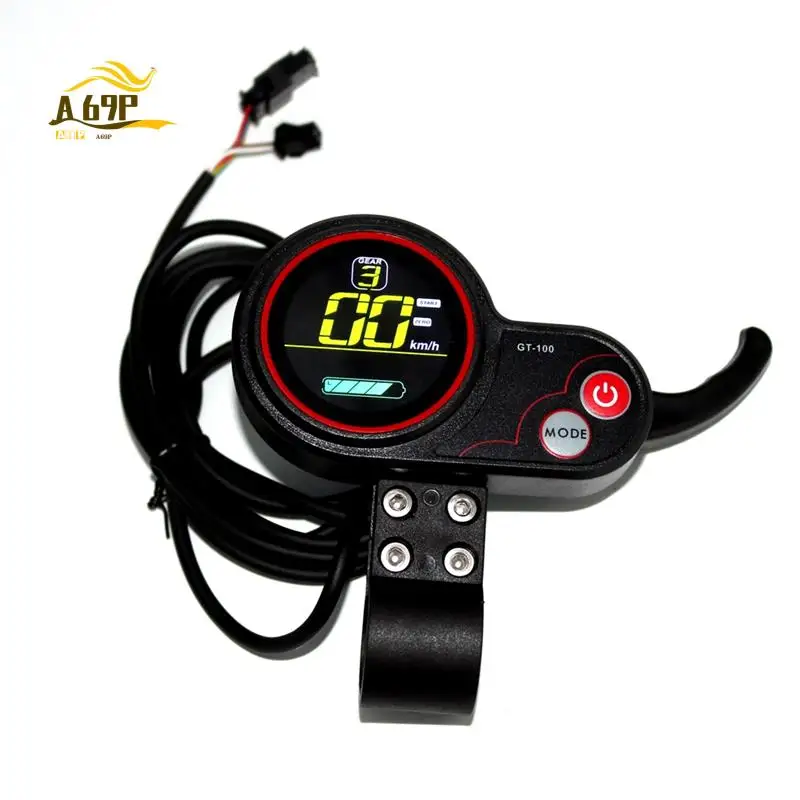 

A69P-GT-100 LCD Display Instrument Dashboard Controller Cable Kit 36V 500W Controller Electric Scooter Spare Parts Accessories