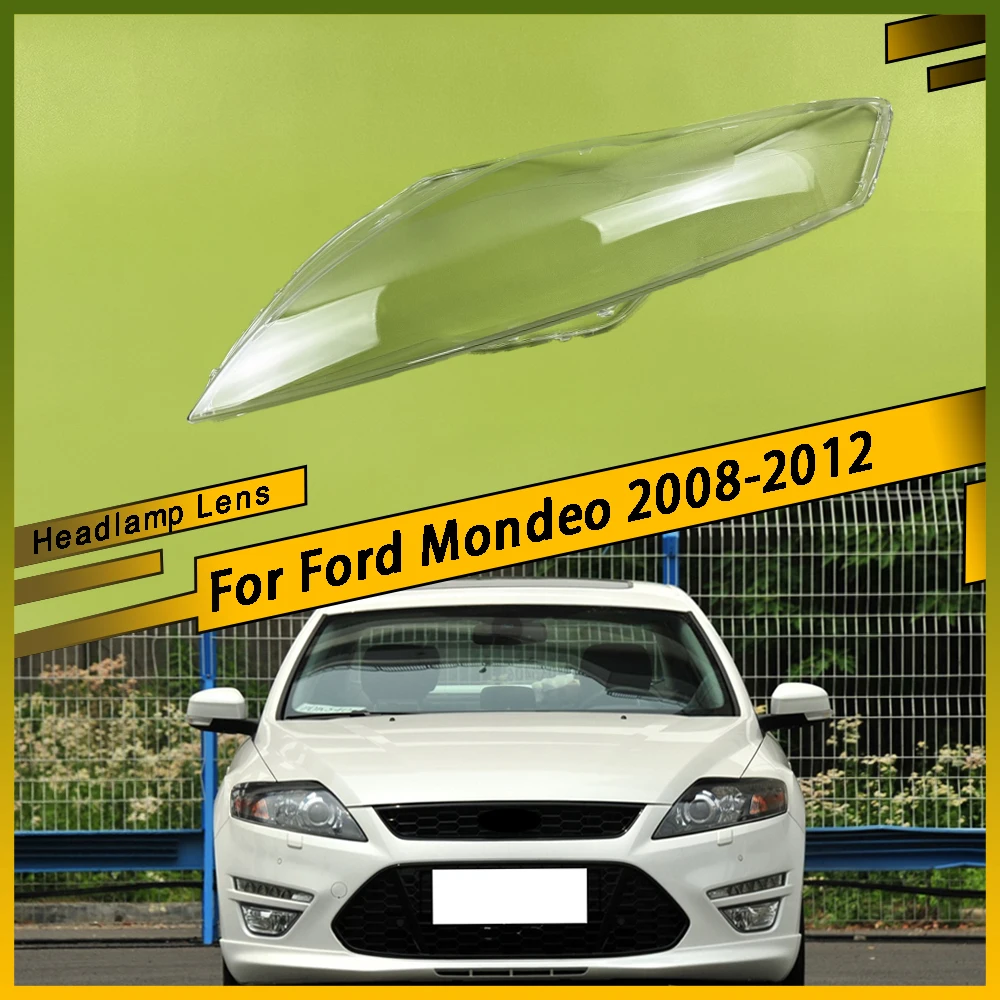 

Для Ford Mondeo 2008 2009 2010 2011 2012 левая и правая фара автомобиля, прозрачные крышки, крышка лампы, абажур в виде ракушки