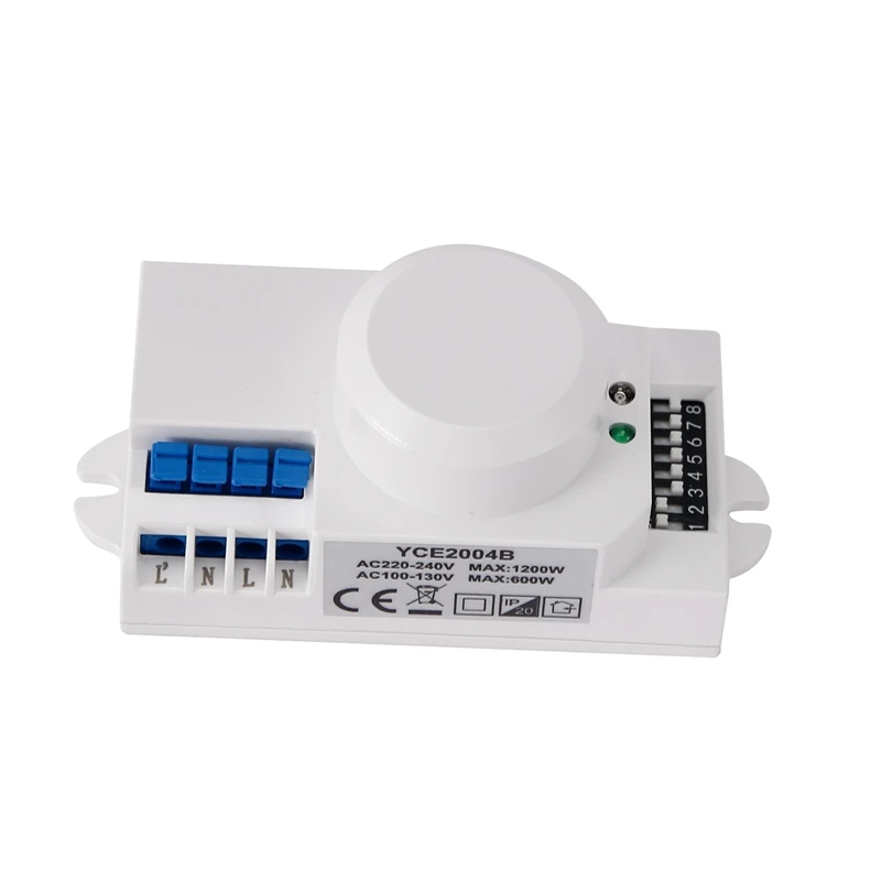 220V 360 Degree Microwave Sensor Light Switch Induction Microwave Motion Sensor Switch Vibration Sensor