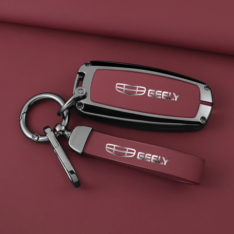 Suitable for Geely Emgrand X7 GS GX3 GT GC9 EC7 GC715 EC718 Englon SC3 Atlas Pro car remote key set, car key protection case