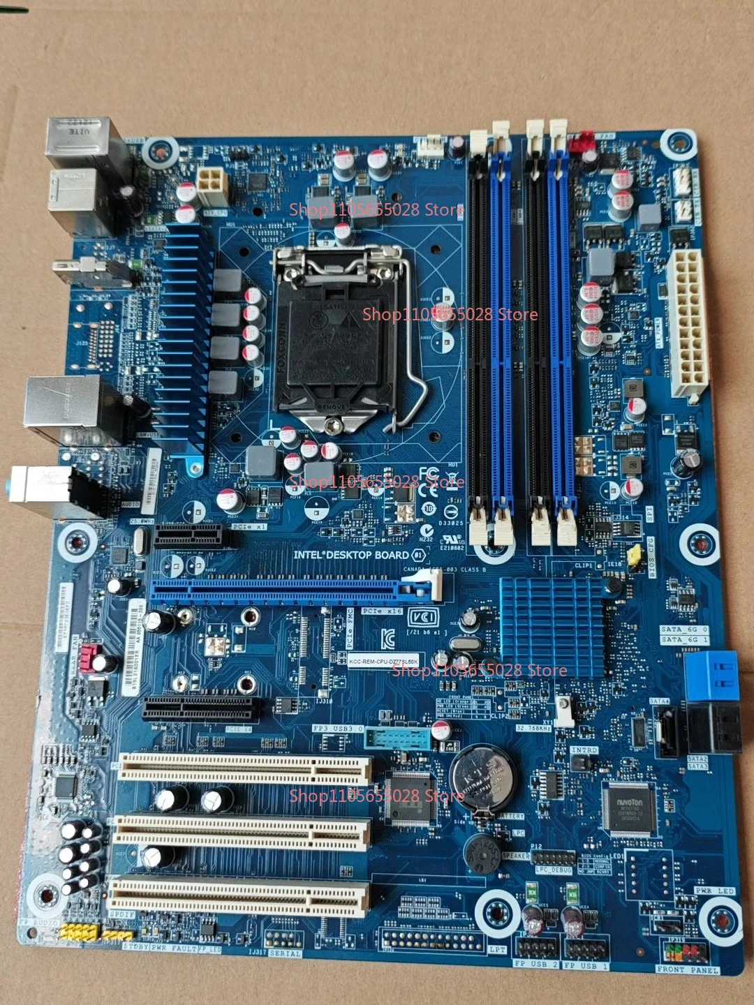 For Original Intel DZ77SL-50K Z77 Large Board 1155 Pin Desktop Main Board