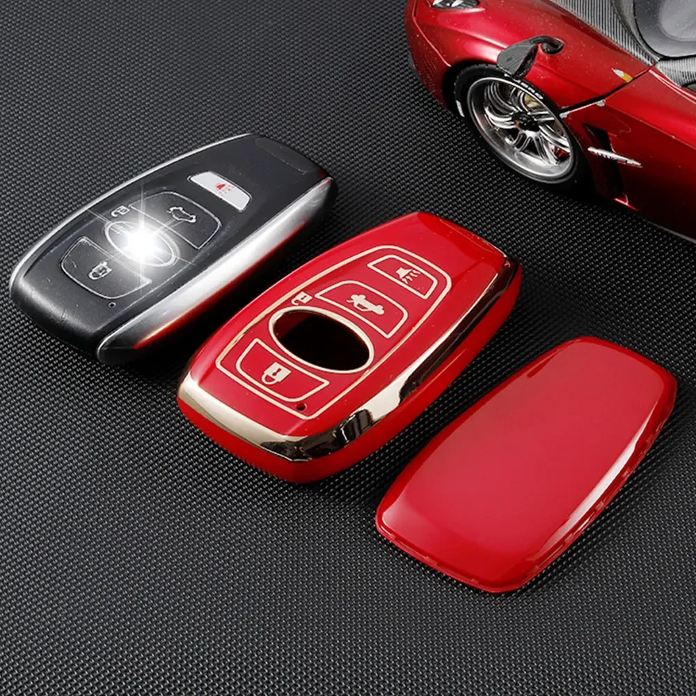 For Subaru BRZ XV SV Forester Legacy Outback Crosstrek Impreza WRX Key Case Cover Fob Shell Keychain Car Accessories