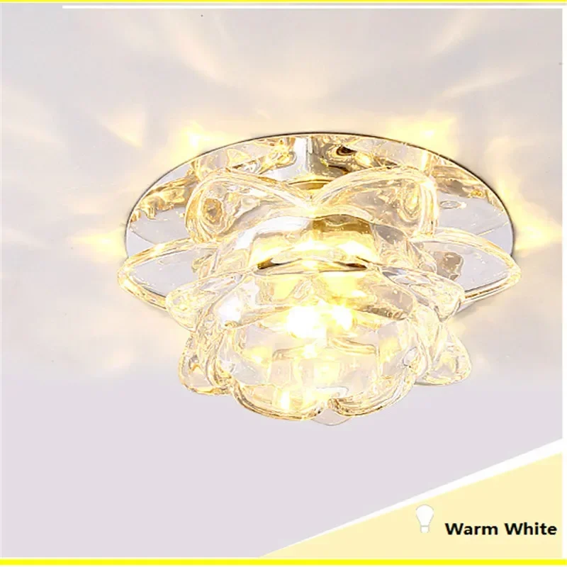 

3W led corridor light,hallway lighting, crystal ceiling lamp,European stylish 90-264Vac Porch light