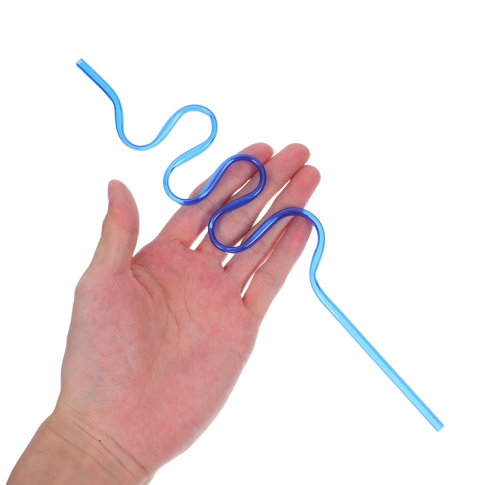 

20Pcs Reusable Bendable Curved Straws Creative Plastic Drinking Tools for Party Smoothie Juice Fun Bending Straws