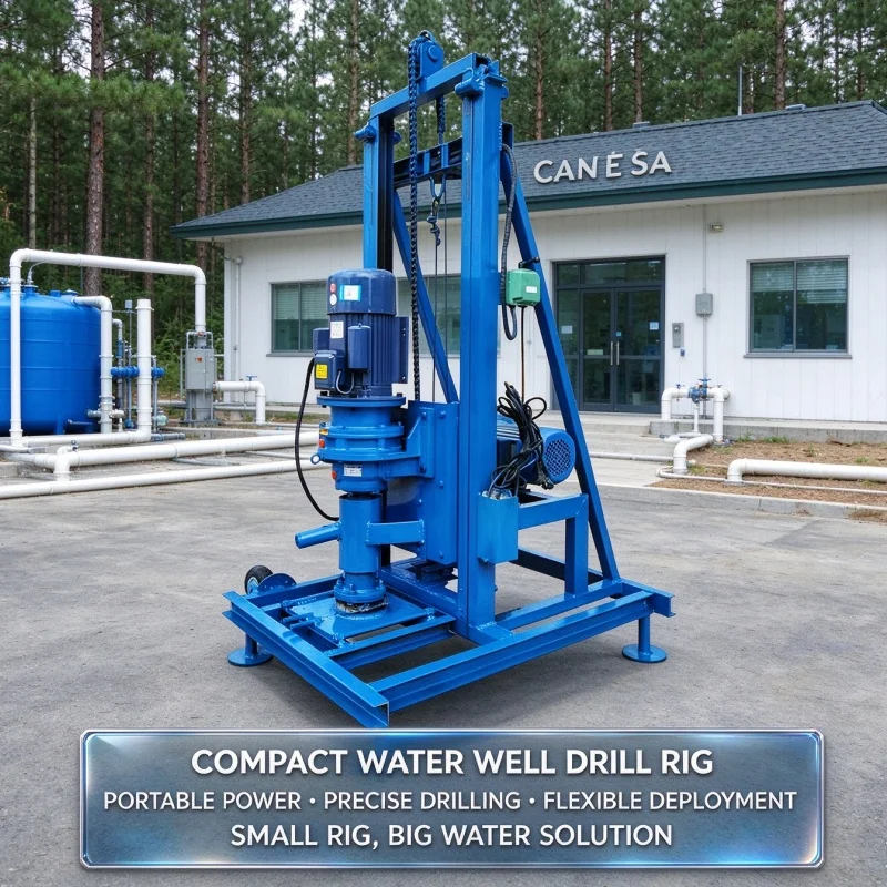 Customized Movable 100m Water Well Drilling Equipment, Small Hydraulic Drilling Rig for Household & Farm Well Drilling