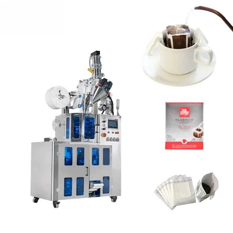 Automatic Drip Coffee Bag Packing Machine High Speed Easy to Operate for Powder Filter Coffee Packaging Equipment Customize