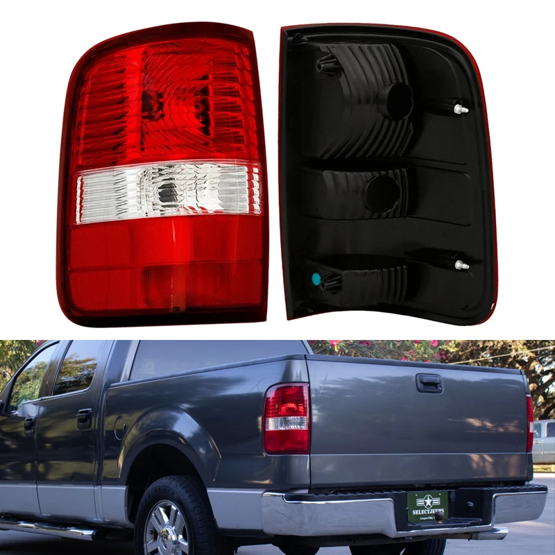 

For Ford F150 2004-2008 Car Tail Light Cover Rear Turn Signal Reverse Warning Light Cover Without Bulb FO2800182 FO2801182