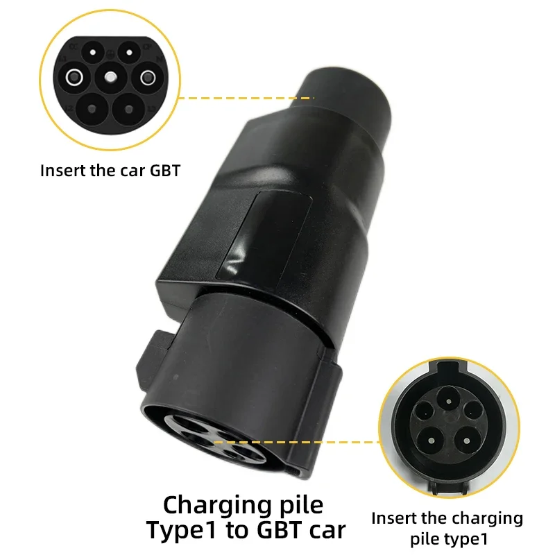 Type 1  to  GBT  EV Charging Adaptor Type1 to GBT Adaptor 32A SAE J1772 to GBT EV Charger Adaptor