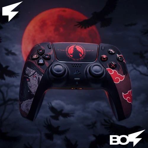 Carcasa para Control de PS5, Cubierta Personalizada U-uchiha con Panel Táctil para DualSense, Reemplazo para BDM-010 a 050