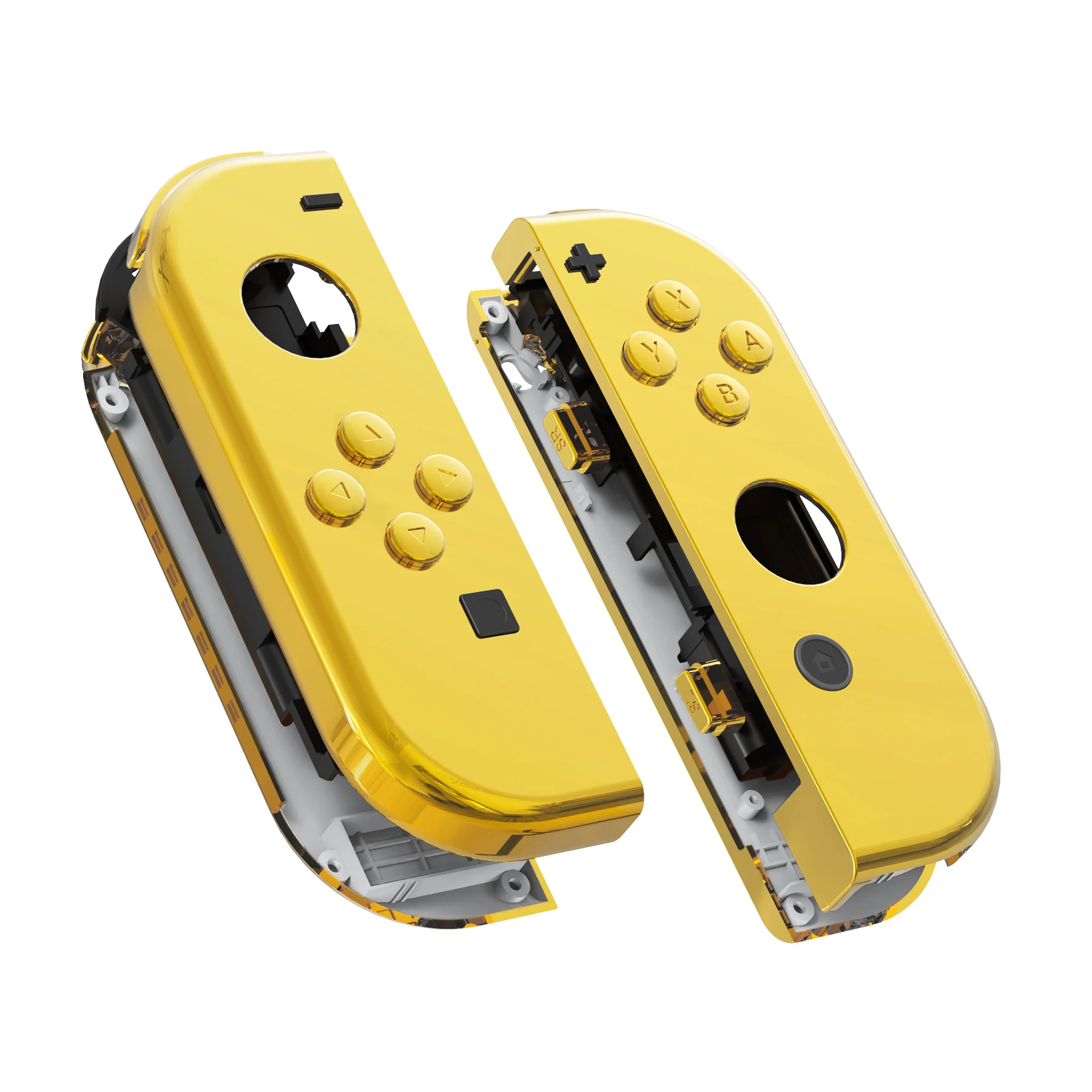 

eXtremeRate DIY Replacement Shell Case for NS Switch & OLED JoyCon - Chrome Gold