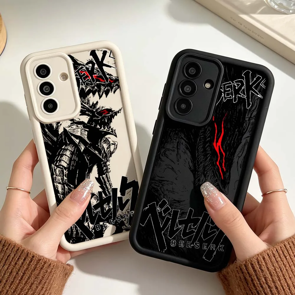 Coque de téléphone Anime Berserk Art Comics pour Samsung A25 A26 A33 A57 A35 A36 A37 A51 A52 A53 A54 A55 A57 A72 A73 5G Eye Ladder