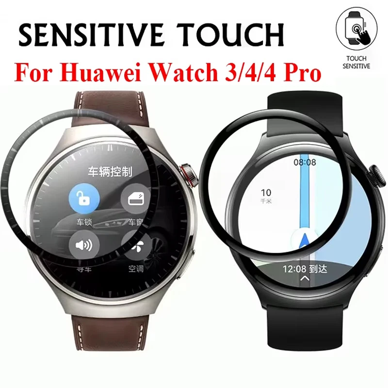 1-3PCS Screen Protector For Huawei Watch 4/4 Pro Screen Anti-scratch Protective Film Not Glass For Huawei Watch 3 46mm Accessory
