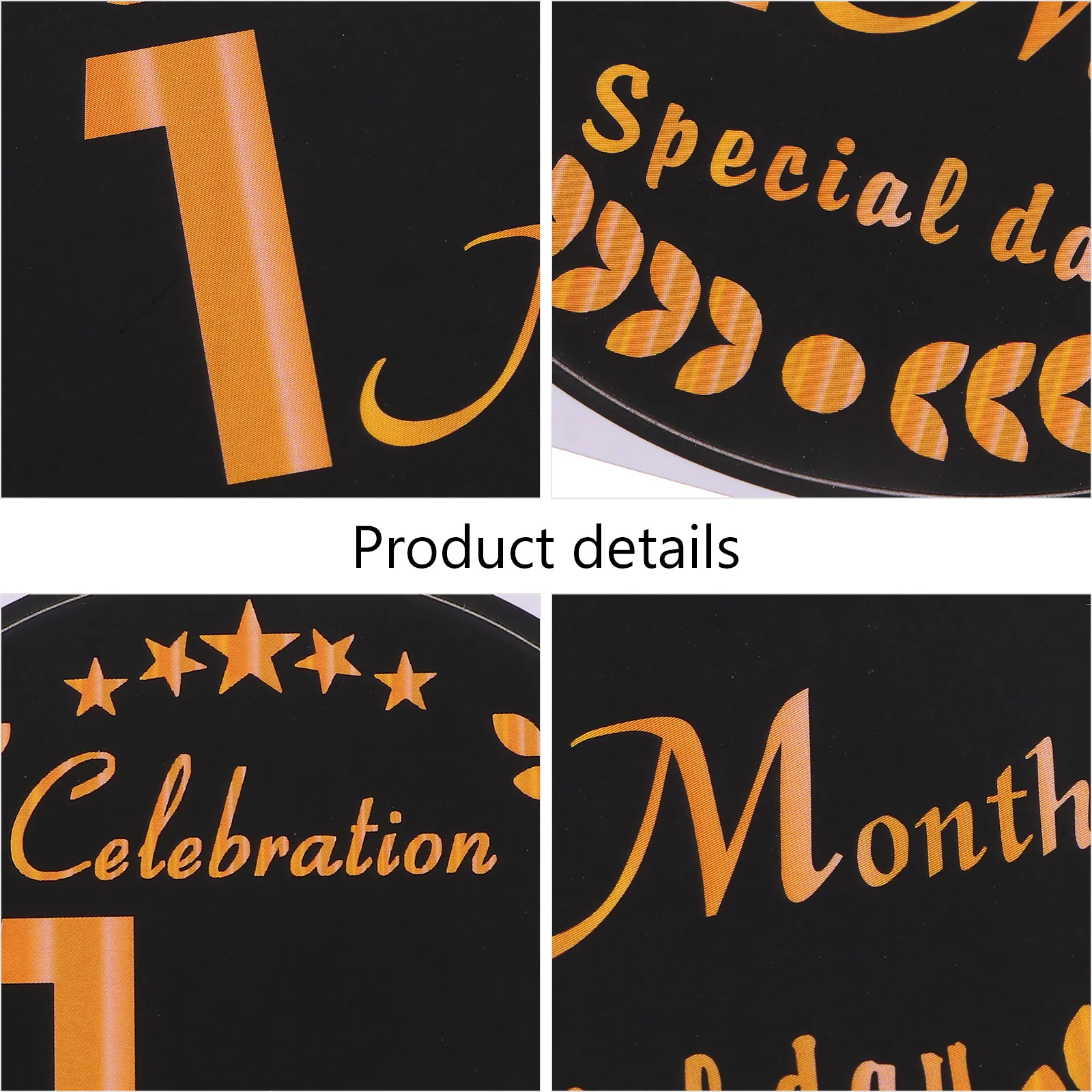 

Baby Stickers Photo Prop Milestone Newborn Keepsake Gifts Neonatal Label Paper Pregnancy Belly Sticker Growth Record