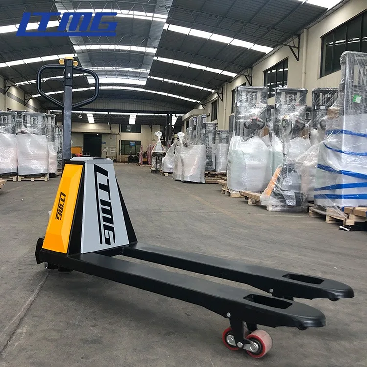 2025 New Mini Handling Equipment 1.5 Ton Capacity Battery Charge Full Battery Powered Jack Pallet Truck With Electronic Scale