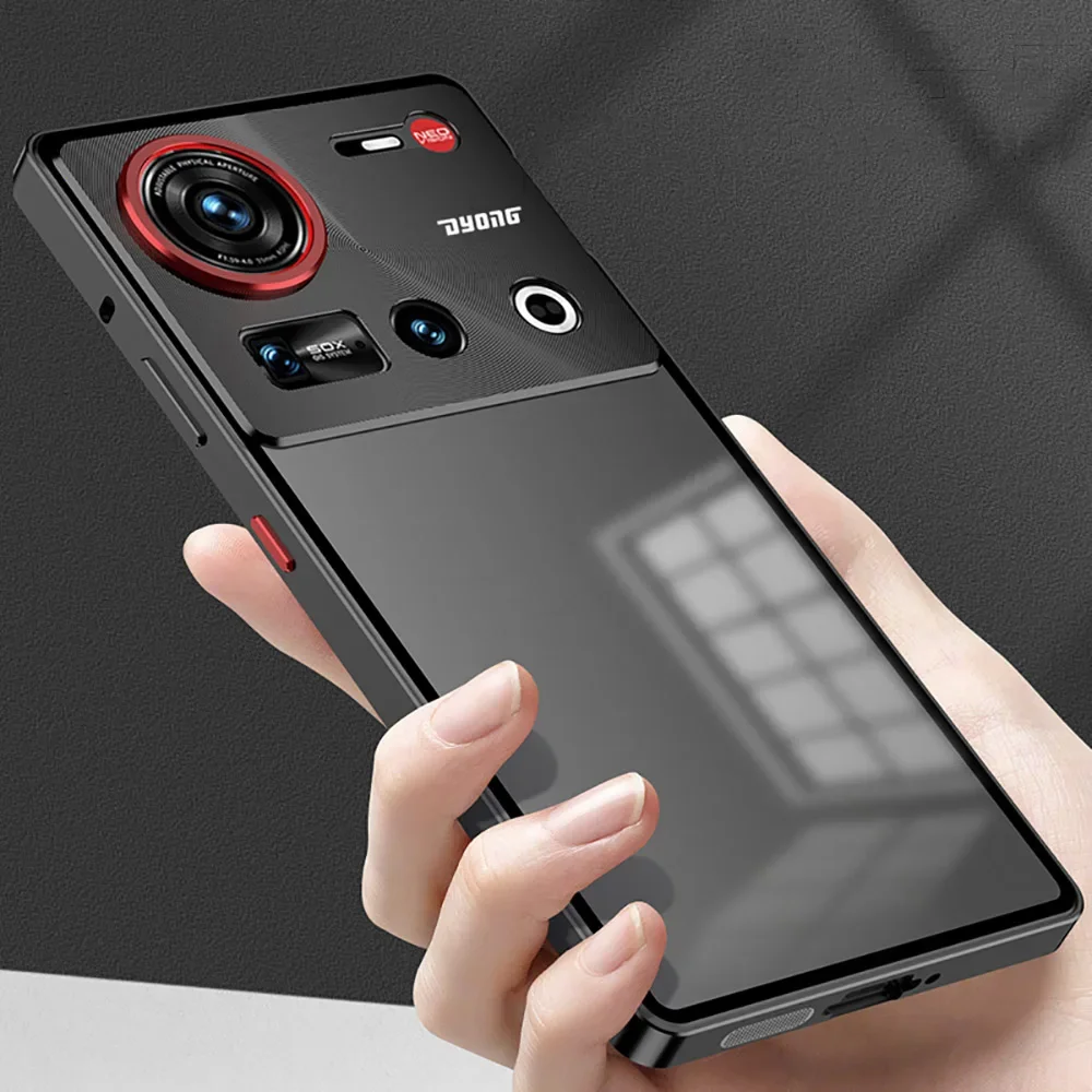 Luksusowe magnetyczne metalowe etui PC z twardą obudową do ZTE Nubia Z60 Z70 Ultra, błyszcząca ramka ze stopu aluminium, ochrona aparatu, funda — zdjęcie produktu 2