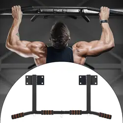 Wall Mount Chin-up Bar Women Men Use Easy to Install Non-slip Dip Bar for Indoor Upper Body Workout Traction for Adults