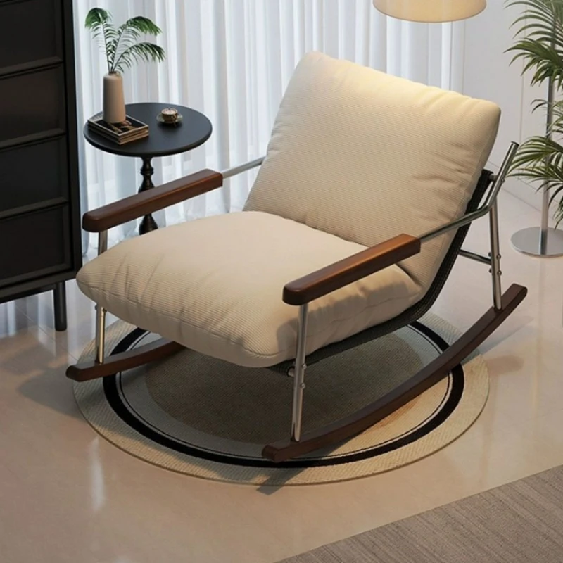 

Comfortable Rocking chair household balcony relaxation single armchair home high-end poltrona salotto living room furniture
