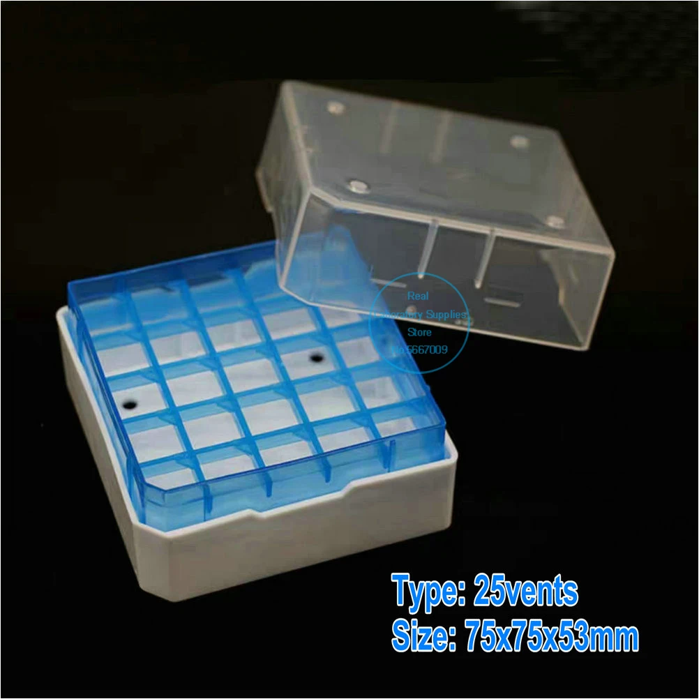 4pcs/lot 1.5ml/1.8ml/2ml lab Cryo tube storage freezing tube Plastic frozen tube box