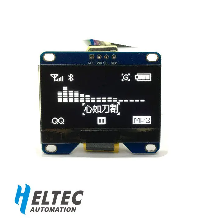1.54-inch White OLED Module 128*64 IIC I2C, compatible with Arduino and 51 MCU