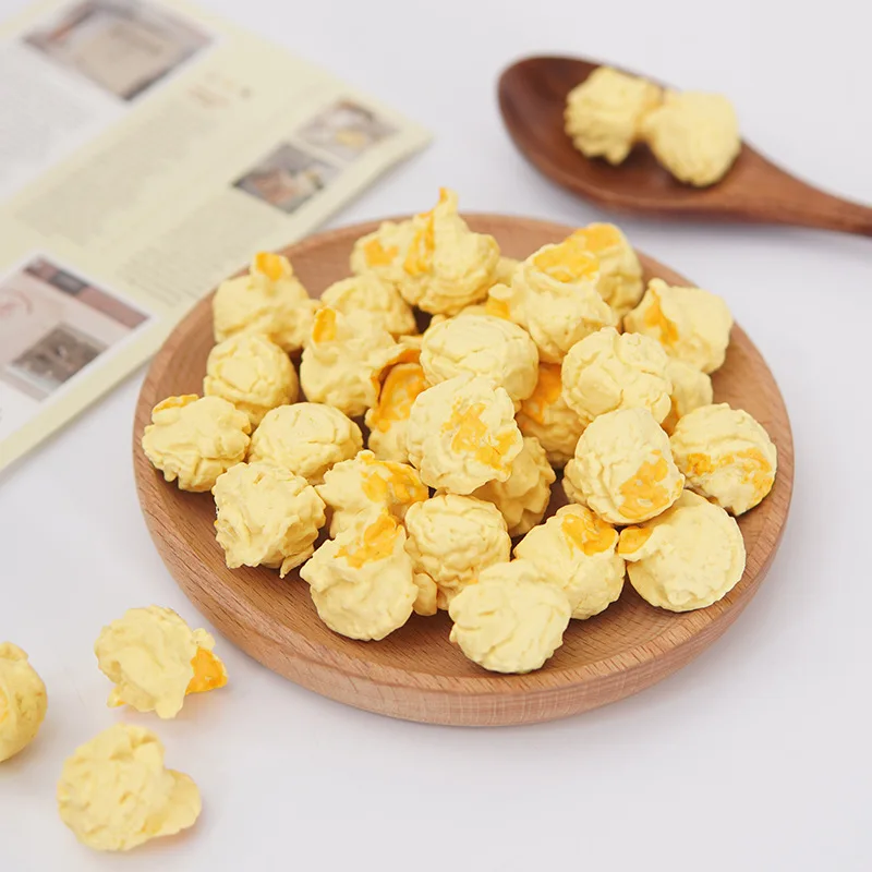 

5pcs Fake Popcorn PVC Artificial Popcorn Simulation Puffed Corn Model Soft Fake Food Photography Props Kitchen Display Decor