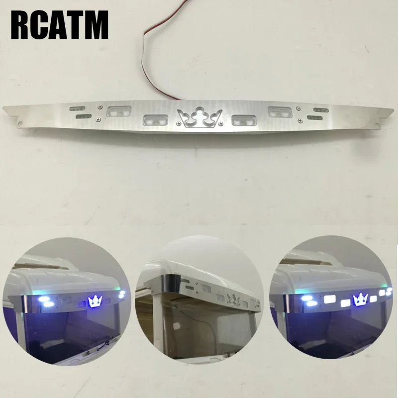 High Quality Metal Front Sun Visor LED Lights for Tamiya 1/14 Scania 620 56323 730 470