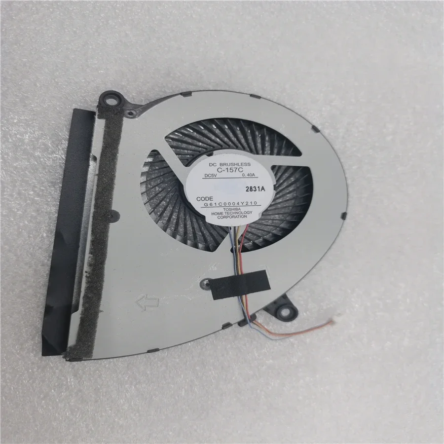 

Fan for TOSHIBA C-157C G61C004Y210 5V 0.4A CPU cooling fan