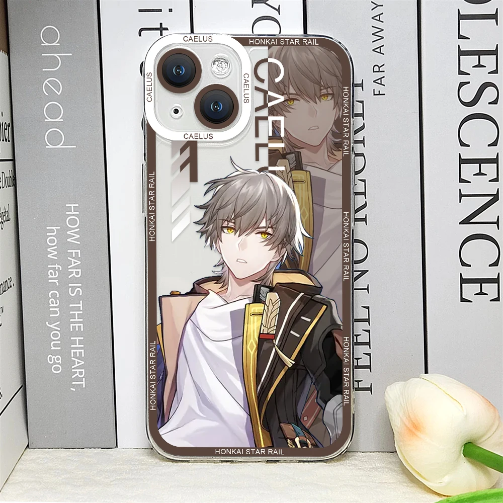 Honkai Star Rail Sampo Jing Yuan Kafka Phone Case for IPhone 16 15 Pro Max 7 8 14 Plus 13Mini 12 11 X XS Soft Clear Cover Fundas