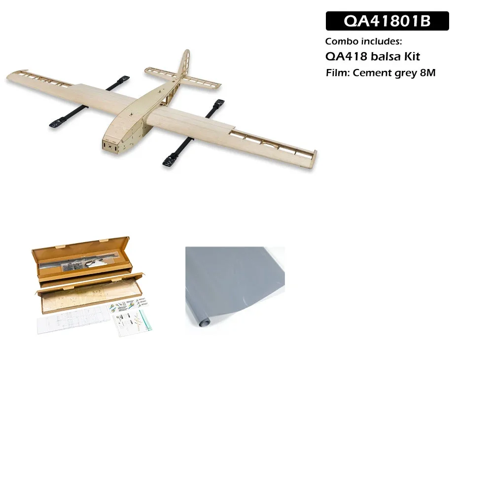 DW Hobby QA418 1,8M Balsa VTOL Bausatz – Starrflügel-UAV mit Motorhalterungen für FPV-Kartierung – Detail 20