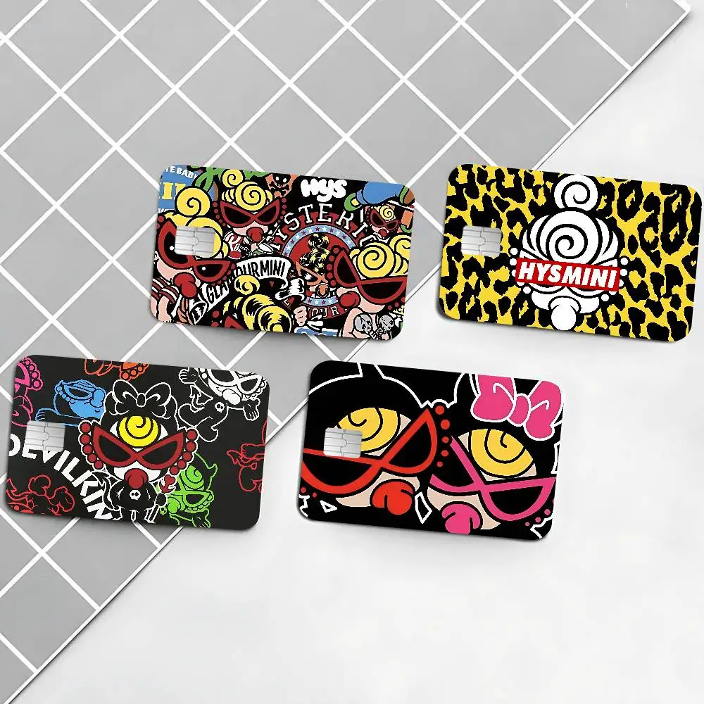 Japan Fashion hysteric mini Spend or Save Funny Shell On Off Ultra Thin No Fade Sticker Skin Cover Film for Debit Credit Card