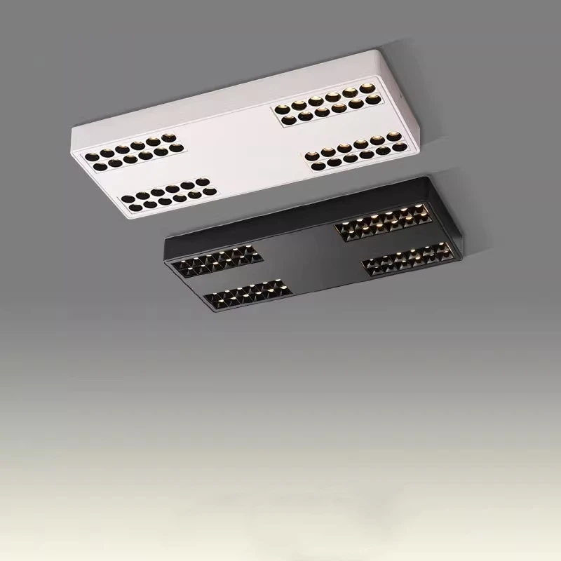 

Spotlight Ultra-thin Light Emitting Diode Ceiling Light Anti-Glare Downlight Square Living Room Bedroom Ceiling Light