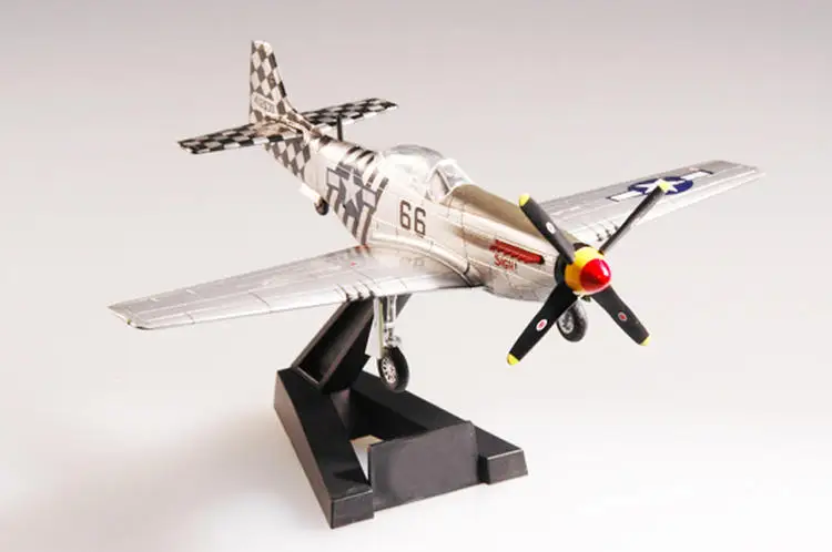 

Aircraft Model US P47D Lightning Fighter P51B Mustang Color Finished Decoration