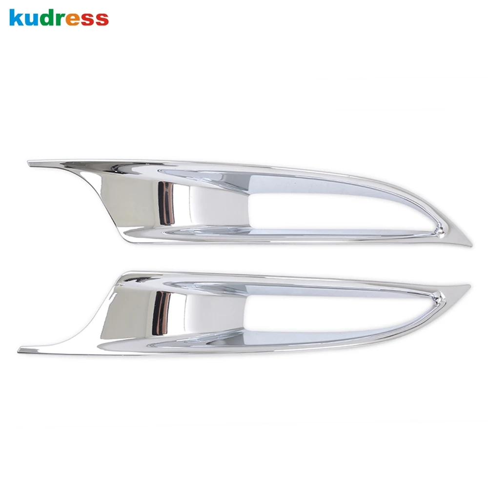 For Mazda 3 M3 Axela 2017 2018 Sedan Chrome Car Rear Fog Light Lamp Cover Trims Back Foglight Bezel Frame Accessories - view 4