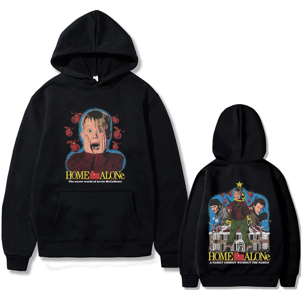 Movie Home Alone The Secret World of Kevin McCallister Hoodie Men Women Casual Vintage Pullover Hoodies Male Oversized Tracksuit