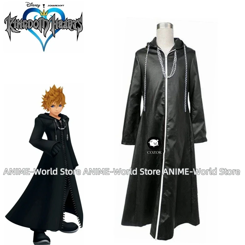 

Kingdom Hearts II Organization XIII Cloak Cosplay Costume Anime Party High Quality Windbreaker