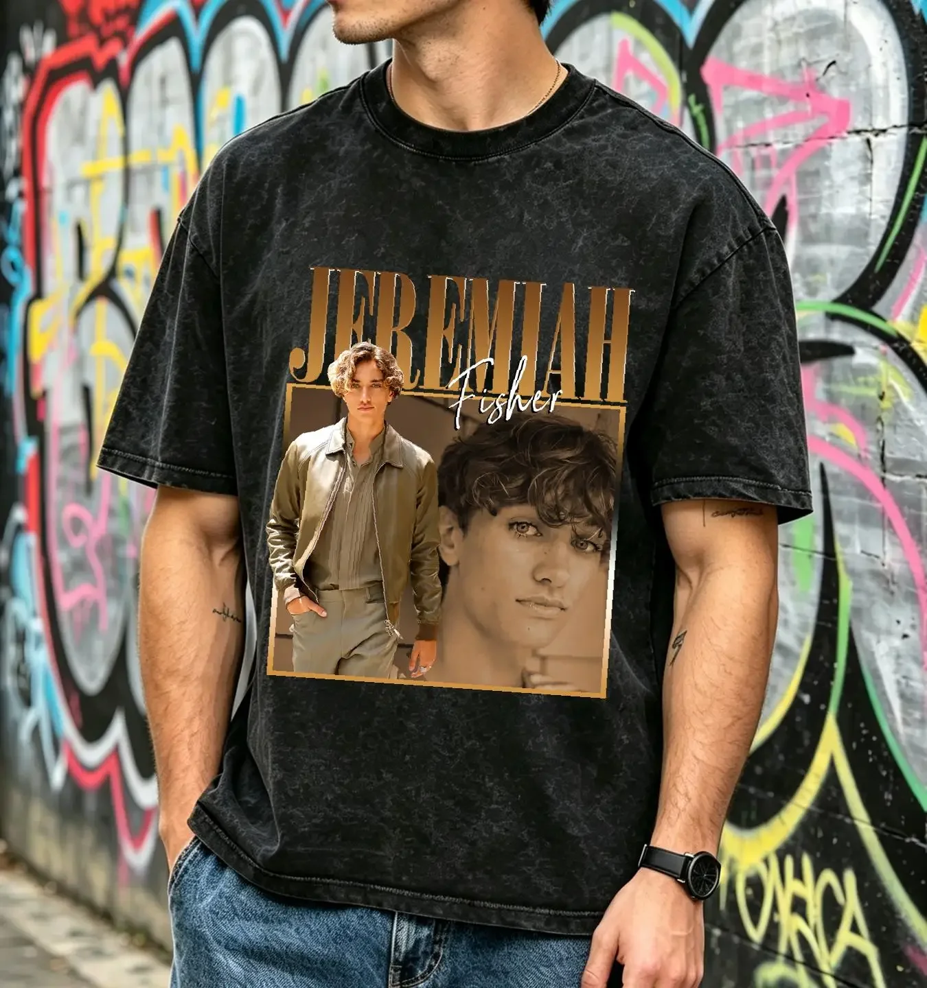 washed T Shirt Limited JEREMIAH FISHER The Summer I Turned Pretty Bootleg SweaT Team long or short sleeves vintage Washed