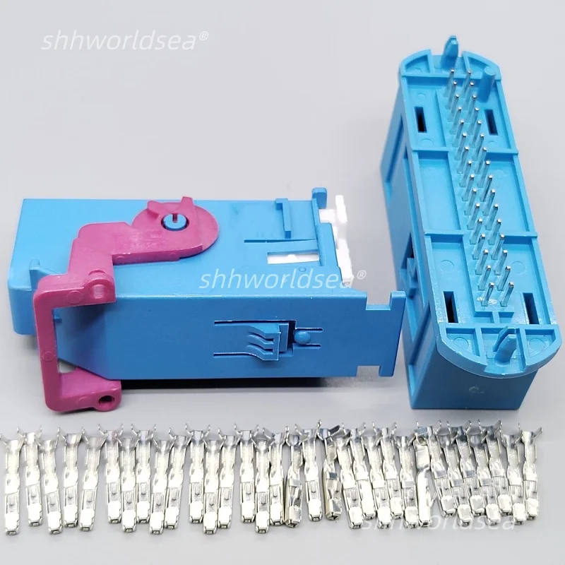 Shhworldsea 1Set 32 Pin 1719057-2 1719058-2 Cable Socket Automotive Plug Auto Header Car Connector